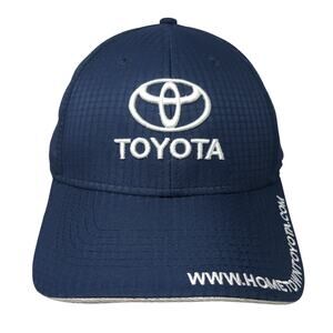 Hometown Toyota Strapback Hat Blue One Size Embroidered Logo Outdoor
